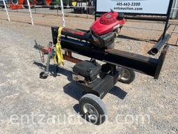 GAS POWERED LOG SPLITTER WITH EXTRA ENGINE