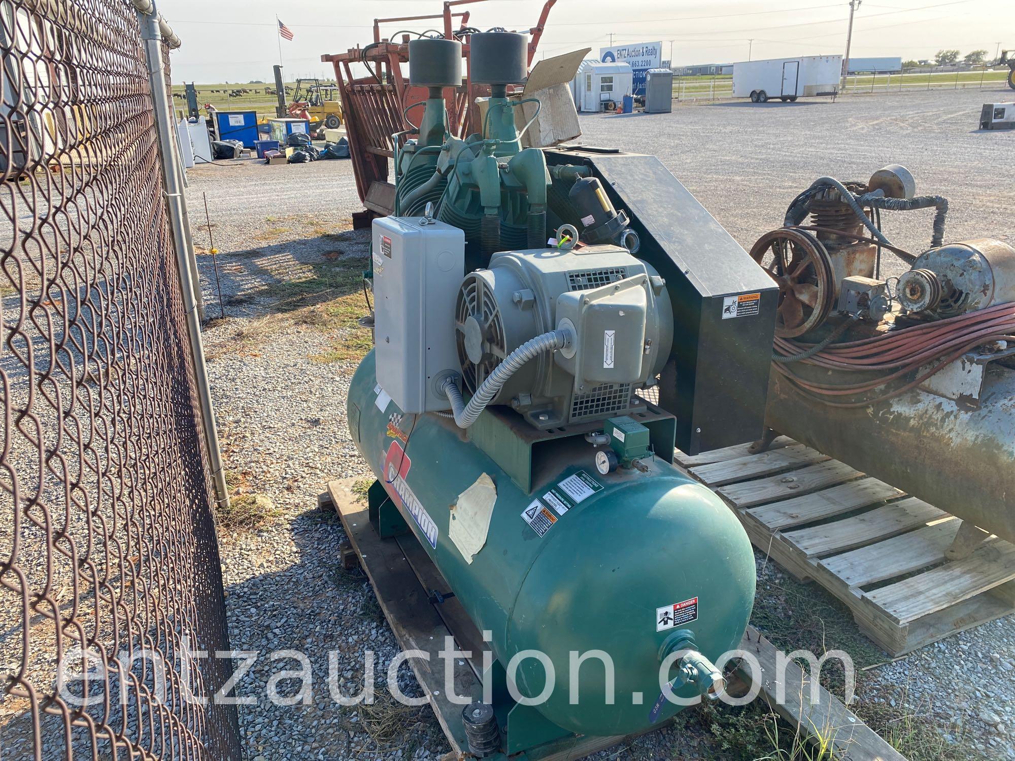 2003 CHAMPION AIR COMPRESSOR, 120 GALLON WITH