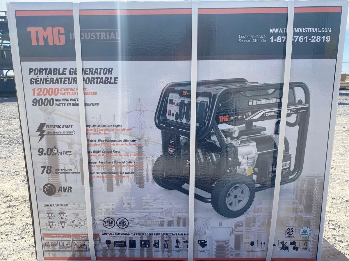 TMG PORTABLE GENERATOR, 12,000 STARTING WATTS