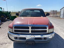 2001 DODGE 1500, LARAMIE SLT, EXT. CAB, SHORT BED,