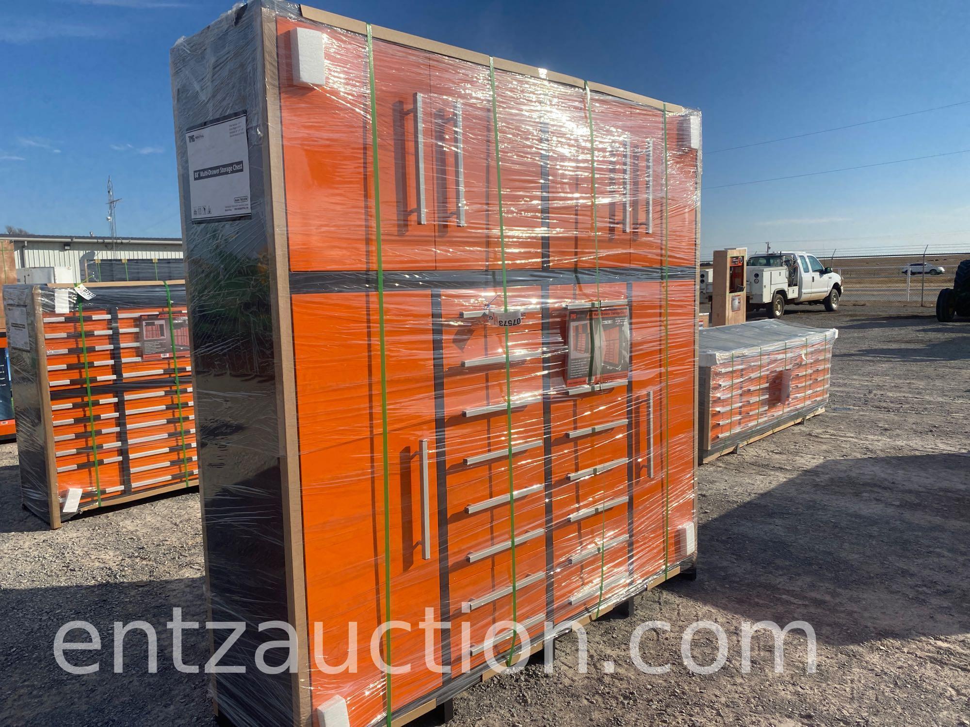 88" MULTI DRAWER STORAGE CHEST, UNUSED