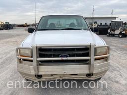 2000 FORD F250 EXTENDED CAB PICKUP, 4X4, V10,