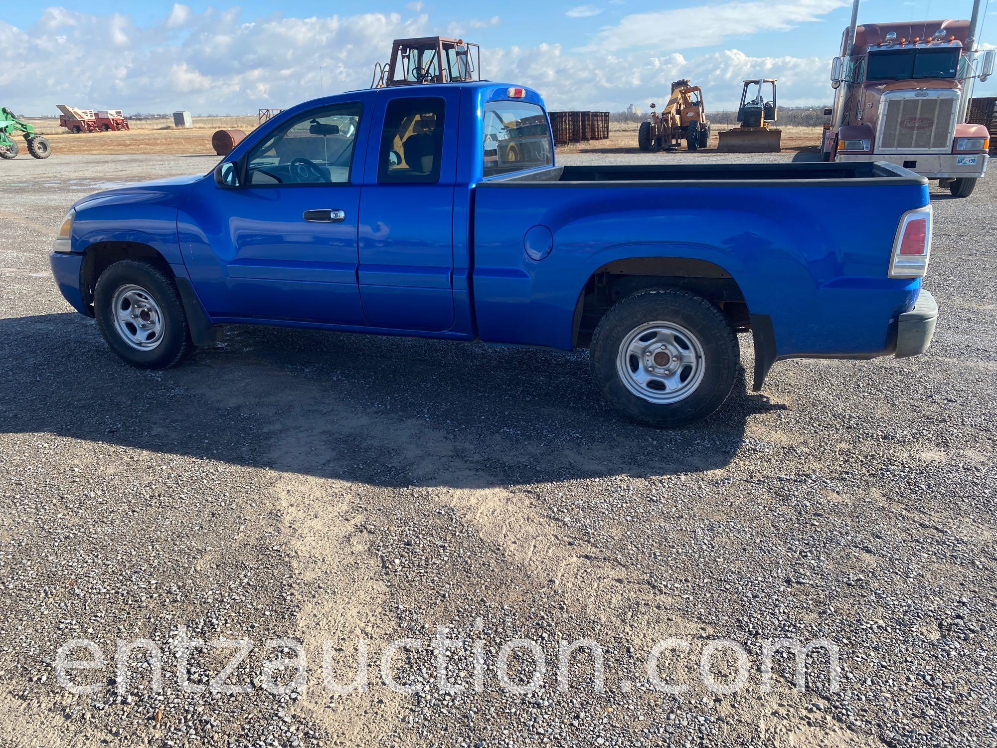 2007 MITSUBISHI RAIDER PICKUP, 2X4, SUPERCAB,