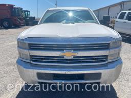 2015 CHEVY 2500, 4X4, 4 DOOR, AUTO, GAS,