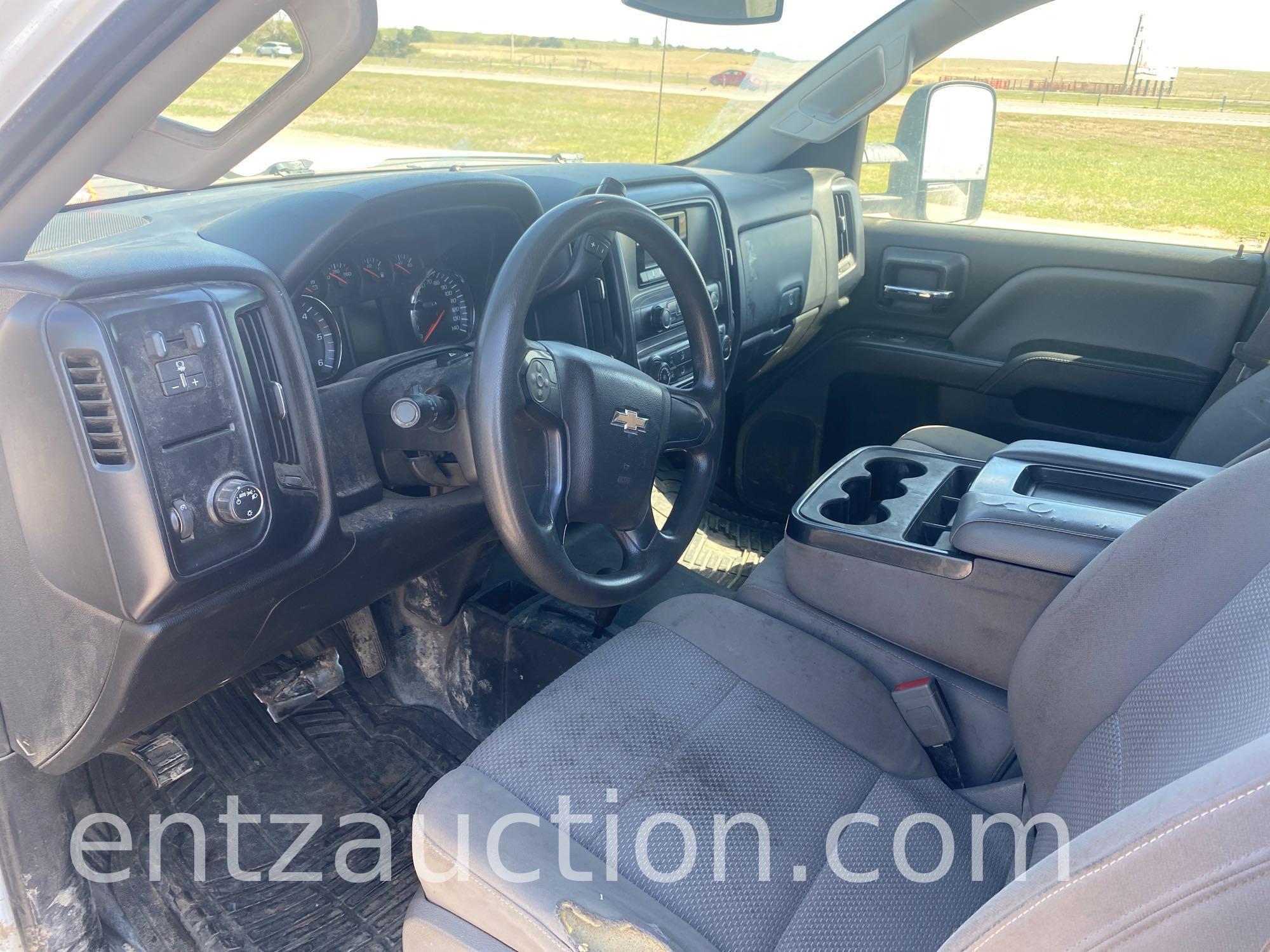 2015 CHEVY 2500 PICKUP, 4X4, AUTO, GAS,