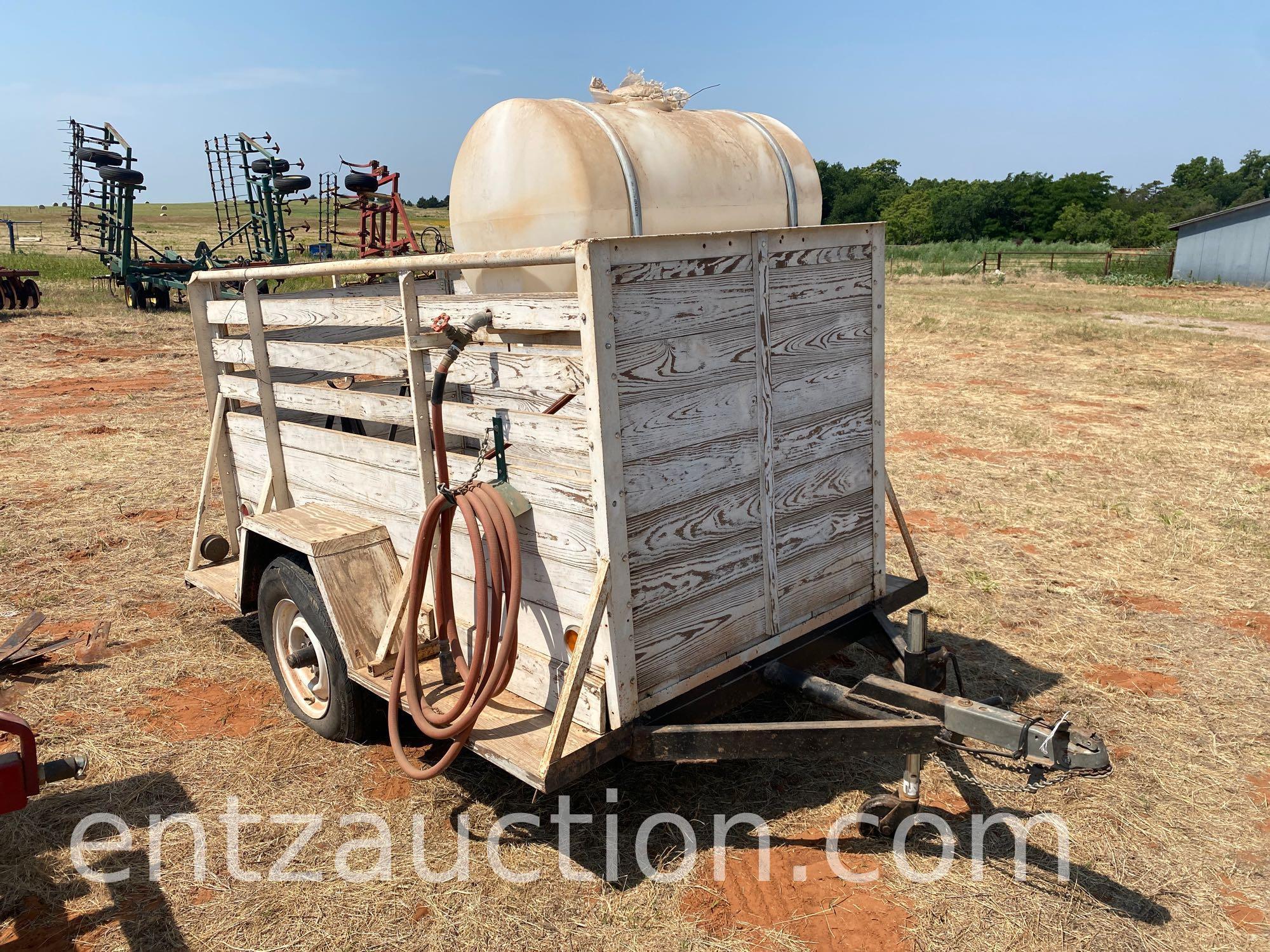 4' X 8' SA TRAILER, 4' SIDES (R) NO TITLE