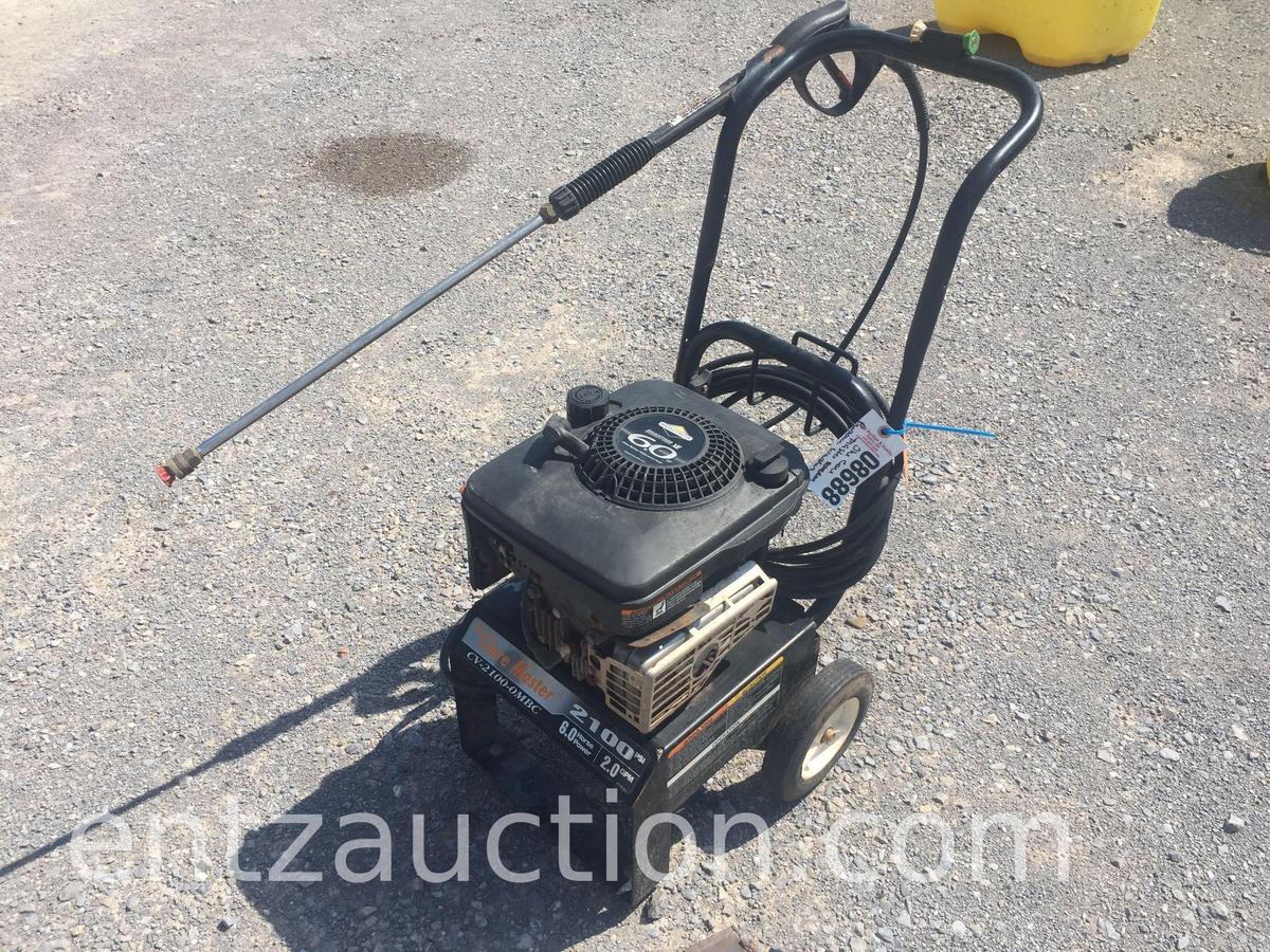 THE CORE MASTER PRESSURE WASHER, 6 HP MOTOR,