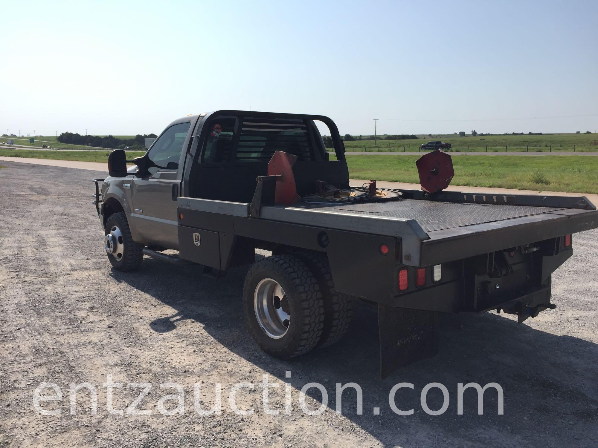 2006 FORD F350 PICKUP, 6.0 DIESEL ENGINE, AUTO