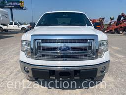 2013 FORD F150 PICKUP, 4X4, AUTO, GAS, 4 DOOR