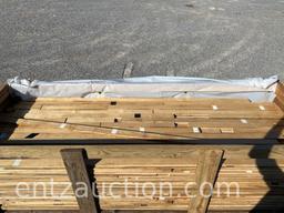 USED 550 SQ. FT. MAPLE WOOD GYM FLOOR PLANKS,