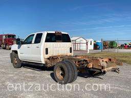 2015 CHEVY 3500 HD CAB & CHASSIS, 6.0L, 4X4, GAS,