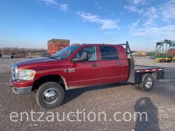 2007 DODGE 3500 PICKUP, 6.7 CUMMINS, DIESEL,