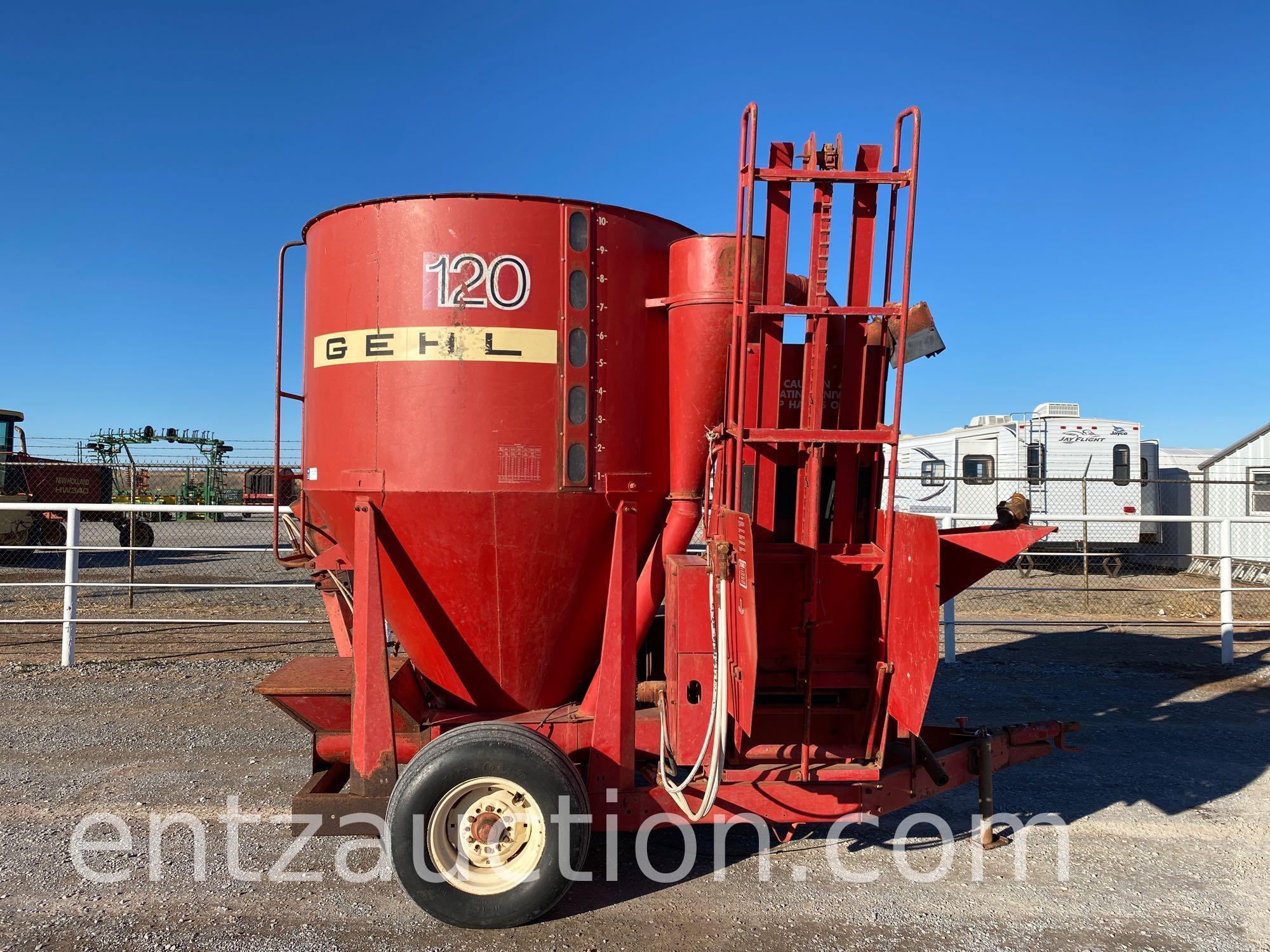 GEHL 120 FEED GRINDER, 540 PTO, EXTRA GRATES