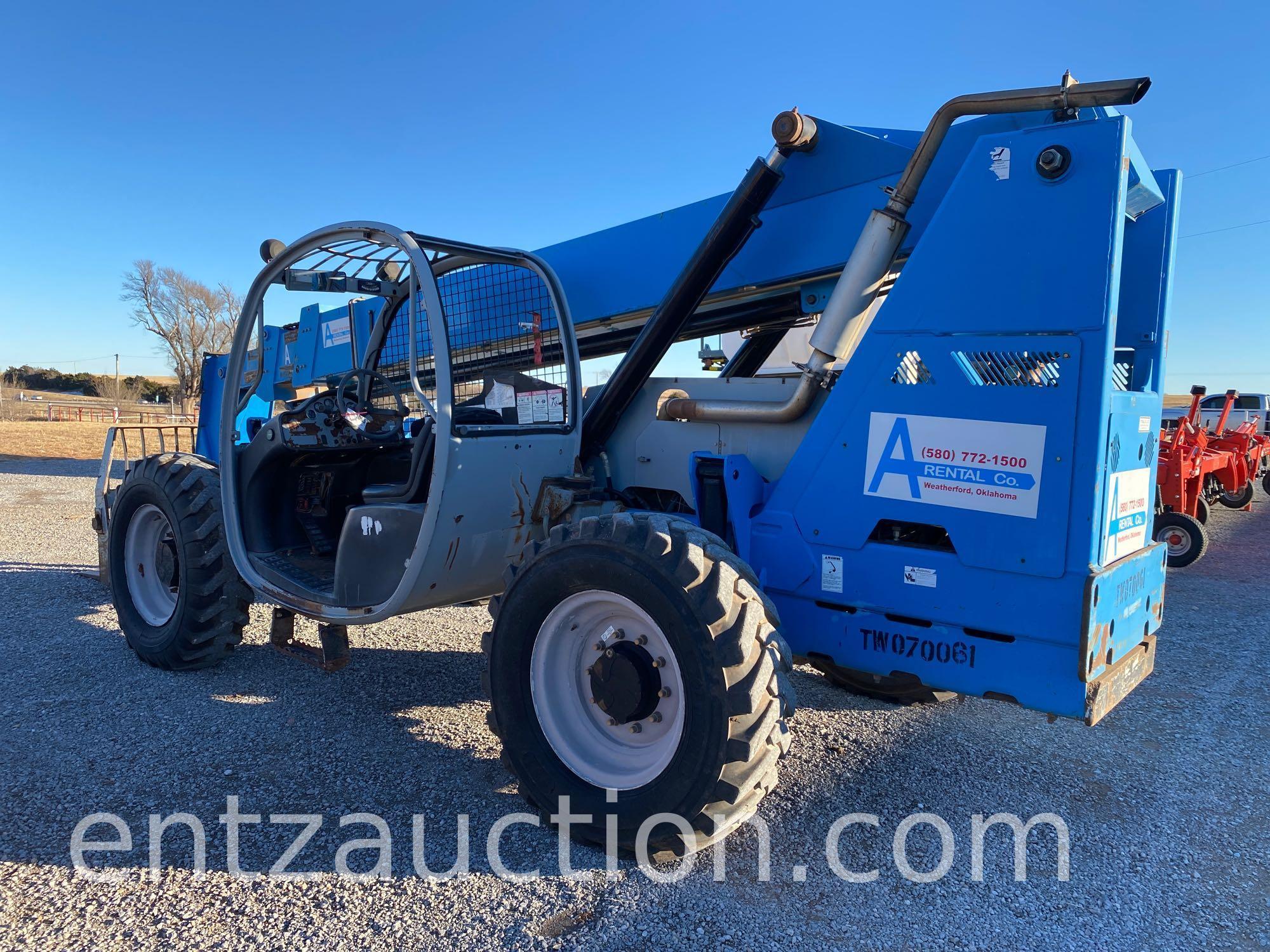 2007 GENIE GTH-842 TELEHANDLER, DIESEL,