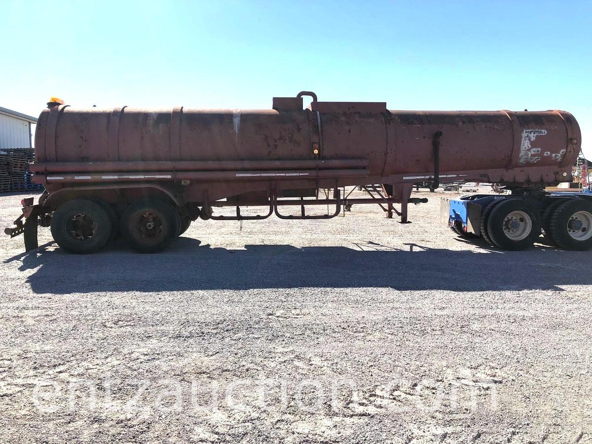 1980 WEST BRAND IRRIGATION/WATER TANKER TRAILER,