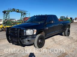 2007 DODGE 3500 HD BIG HORN PICKUP, CUMMINS TURBO