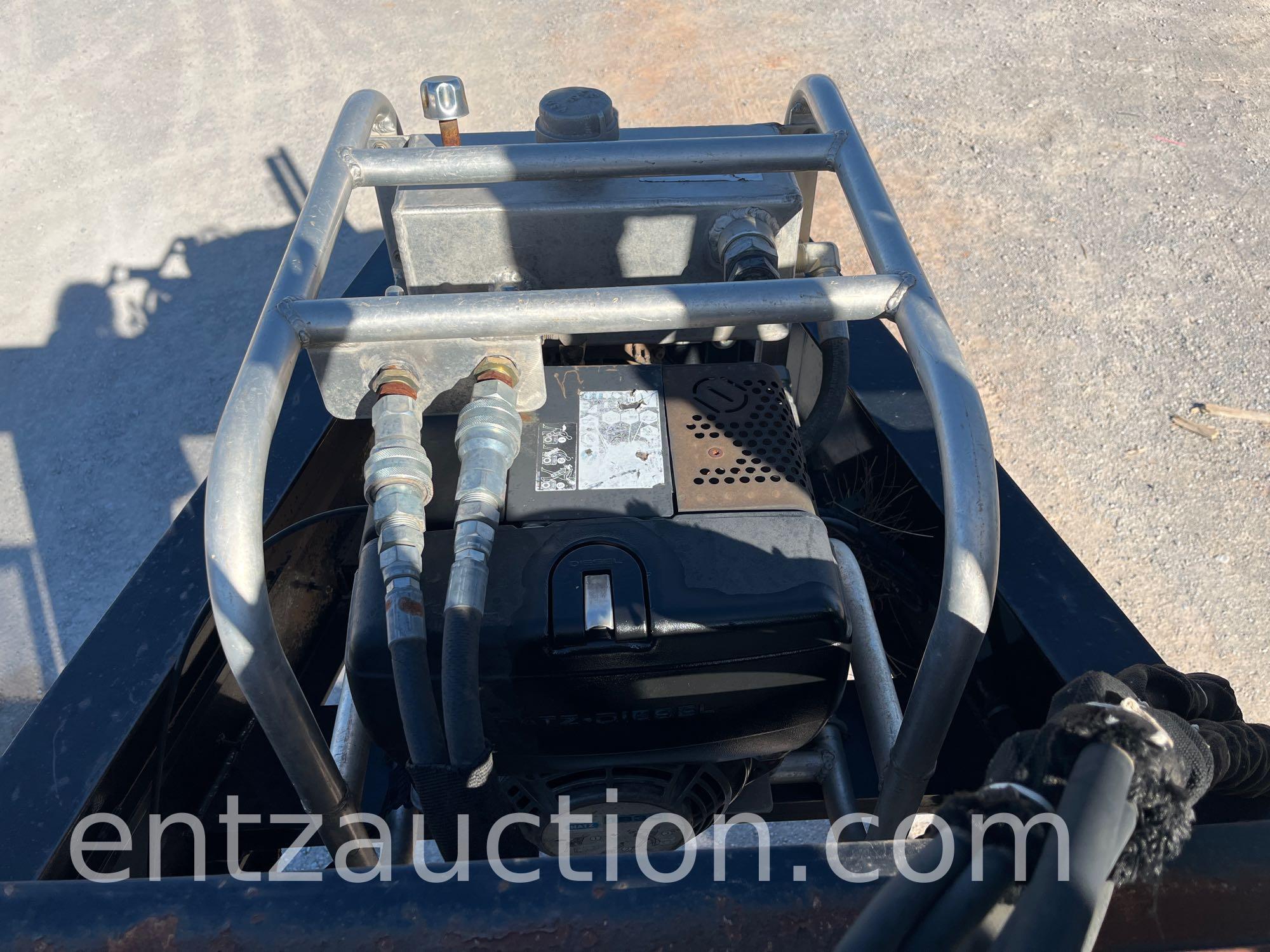 2013 ORTEQ 8? X 20? WINCH TRAILER, DUAL TANDEM