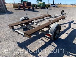 16' SINGLE AXLE BOAT TRAILER, (R) NO TITLE,