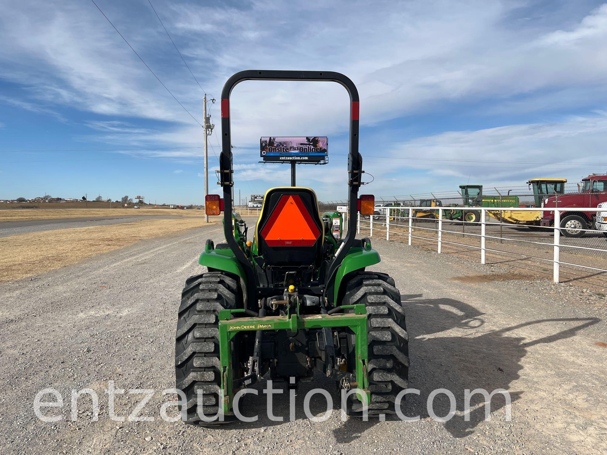 2008 JD 3320 TRACTOR, DIESEL, 3PT, QUICK HITCH,