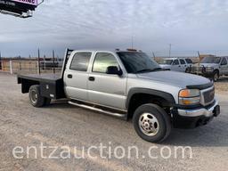 2003 GMC 3500 PICKUP, 6.6 DURAMAX DIESEL, AUTO,