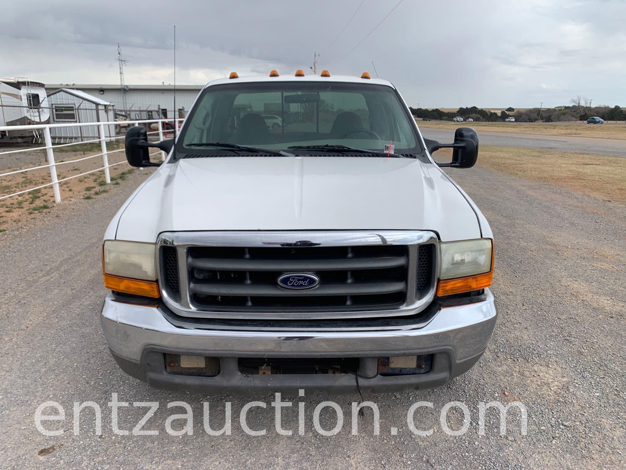 1999 FORD F350 PICKUP, 7.3L POWERSTROKE, EXT. CAB,