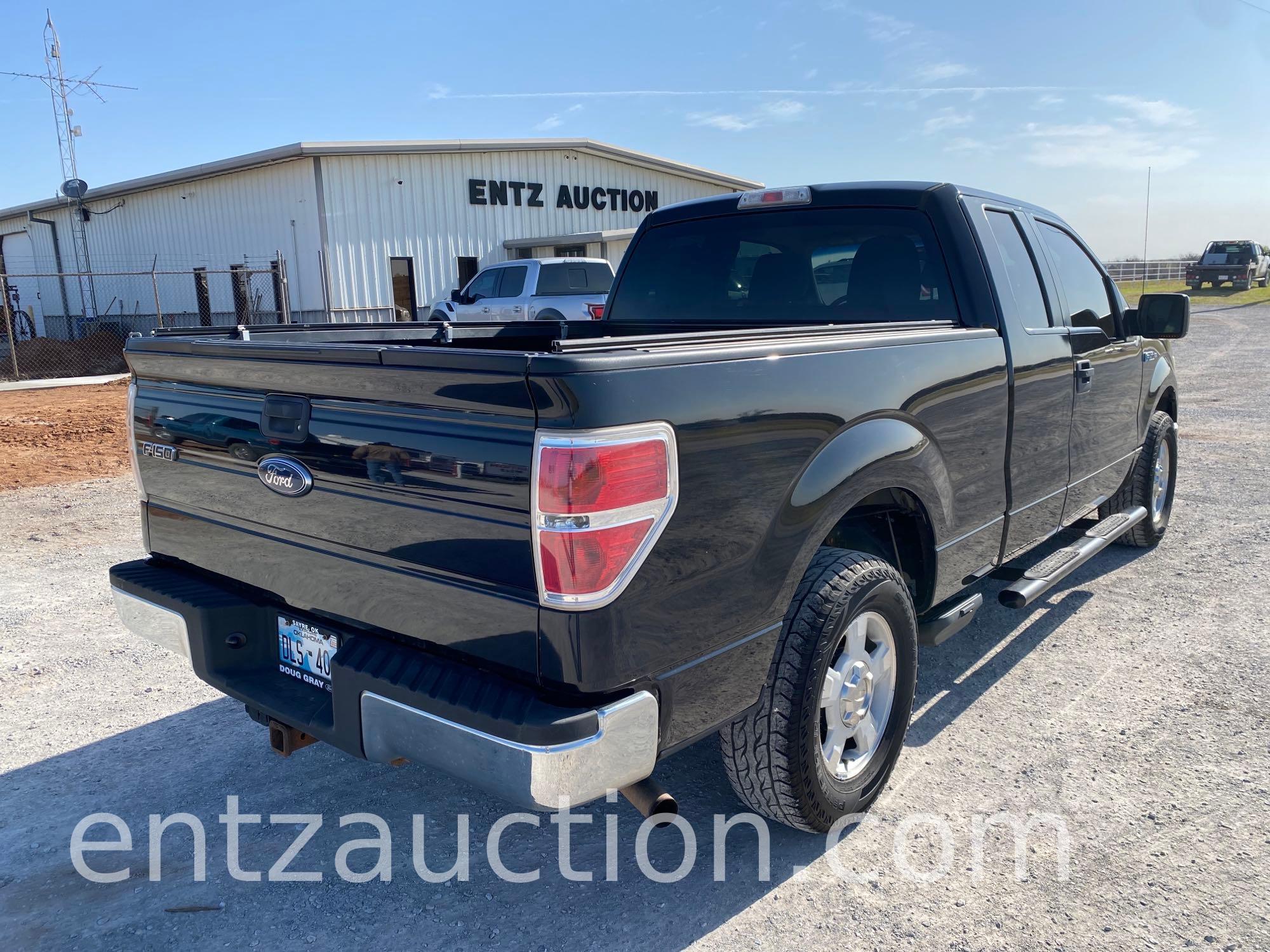 2010 FORD F150 XLT PICKUP, EXT. CAB,