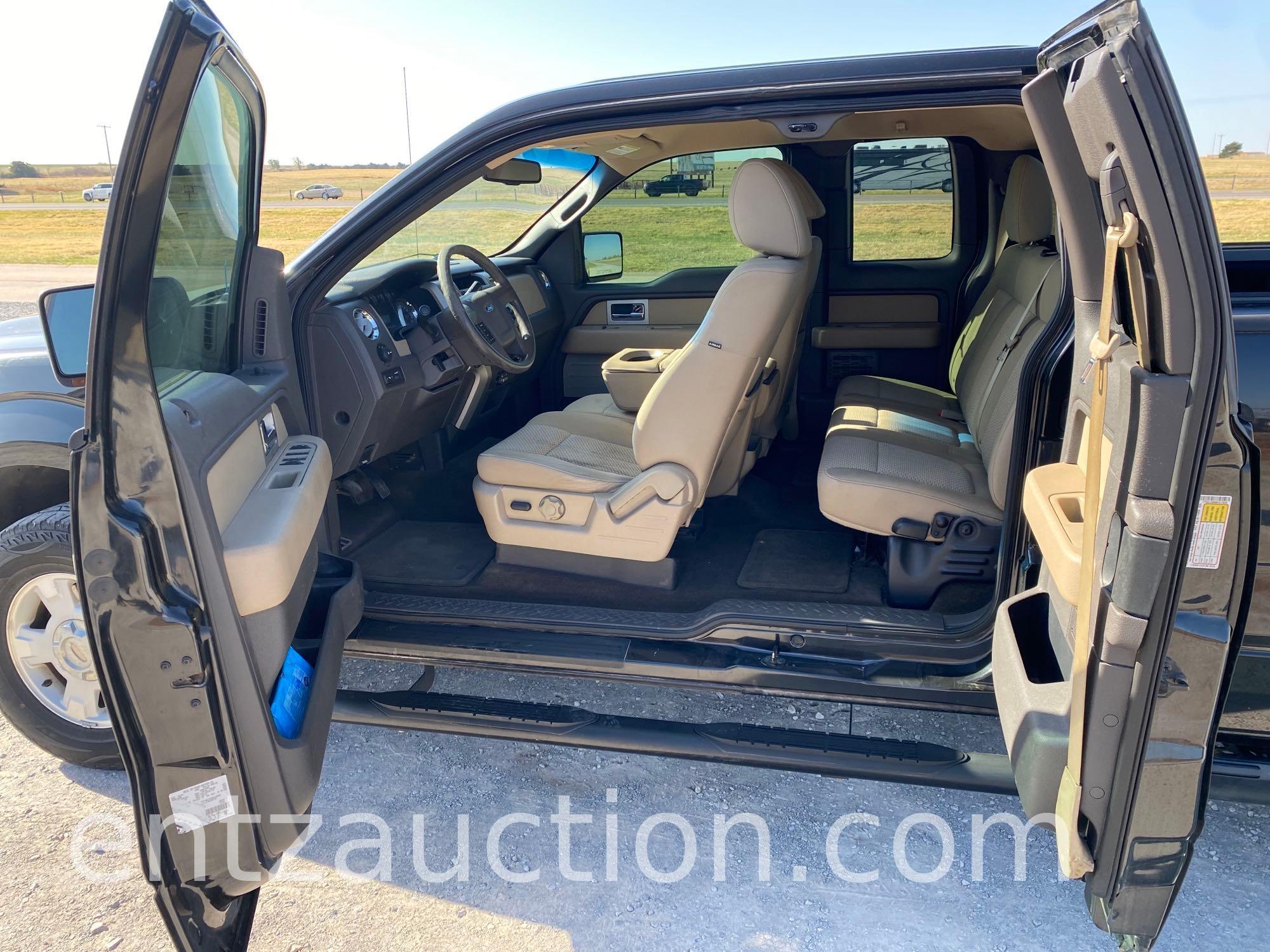 2010 FORD F150 XLT PICKUP, EXT. CAB,
