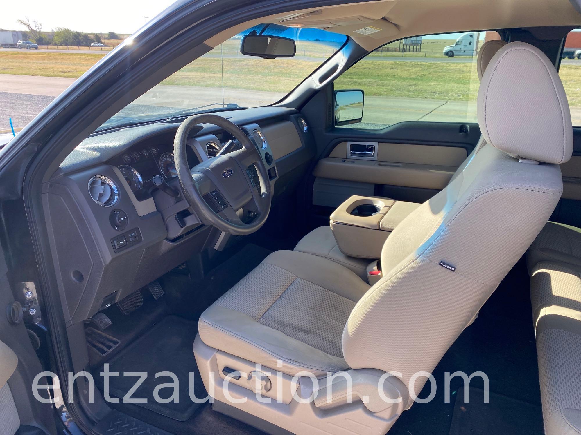 2010 FORD F150 XLT PICKUP, EXT. CAB,