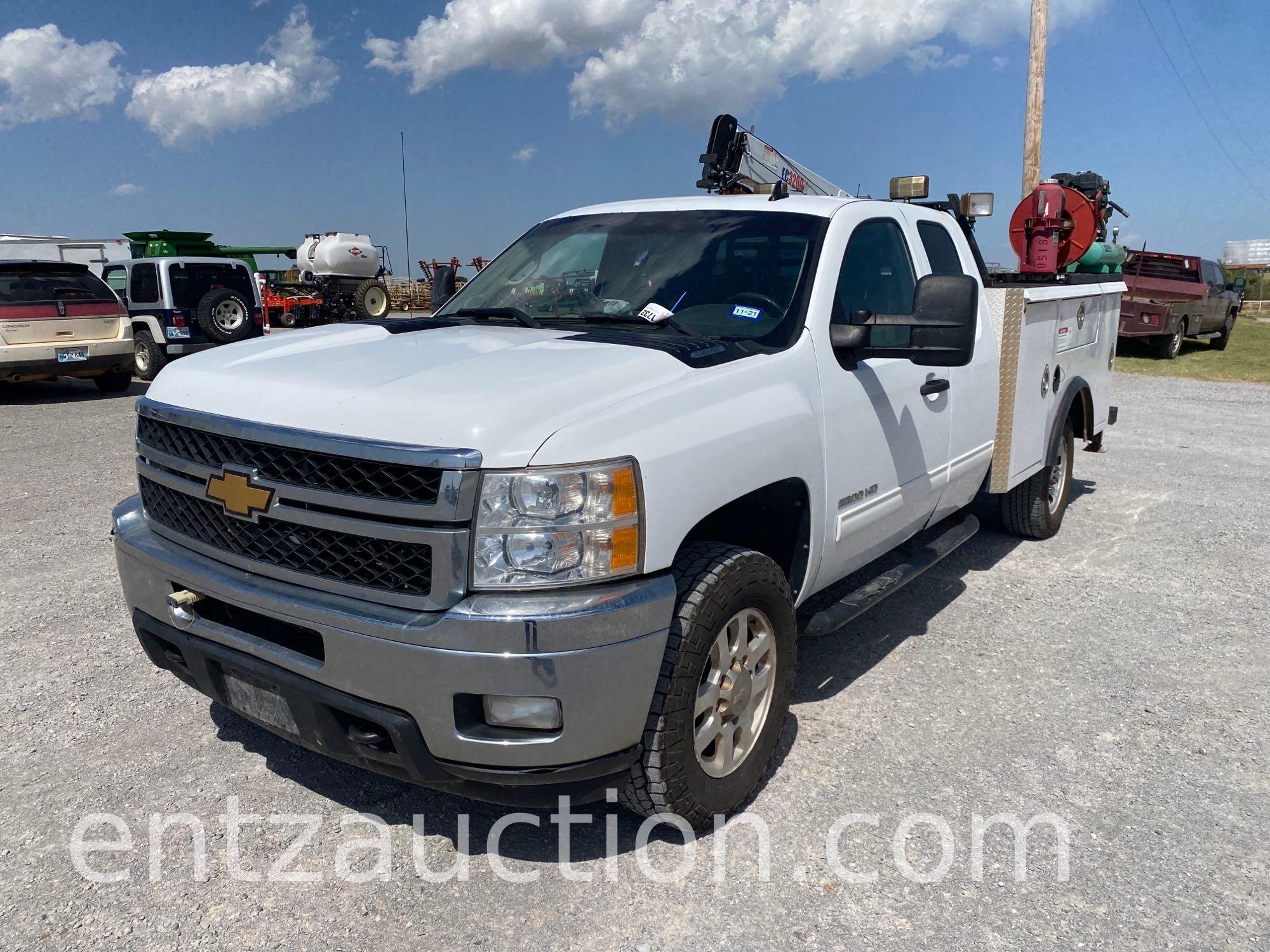 2012 CHEVY 3500 PICKUP, 4X4, GAS, 6.0L,