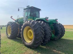 2010 JD 9430 TRACTOR, C&A, 4 HYD., 24/6 MANUAL TRANS.,