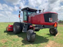 MF HESSTON WR 9770 SWATHER, C&A, HYDROSTAT,