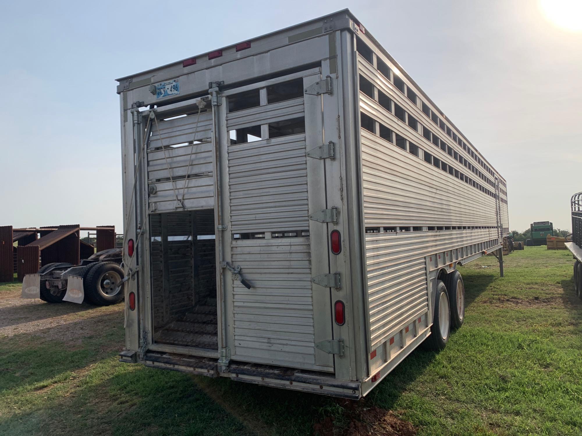 2012 BARRETT 102” X 50’ ALUM GROUND LOAD,