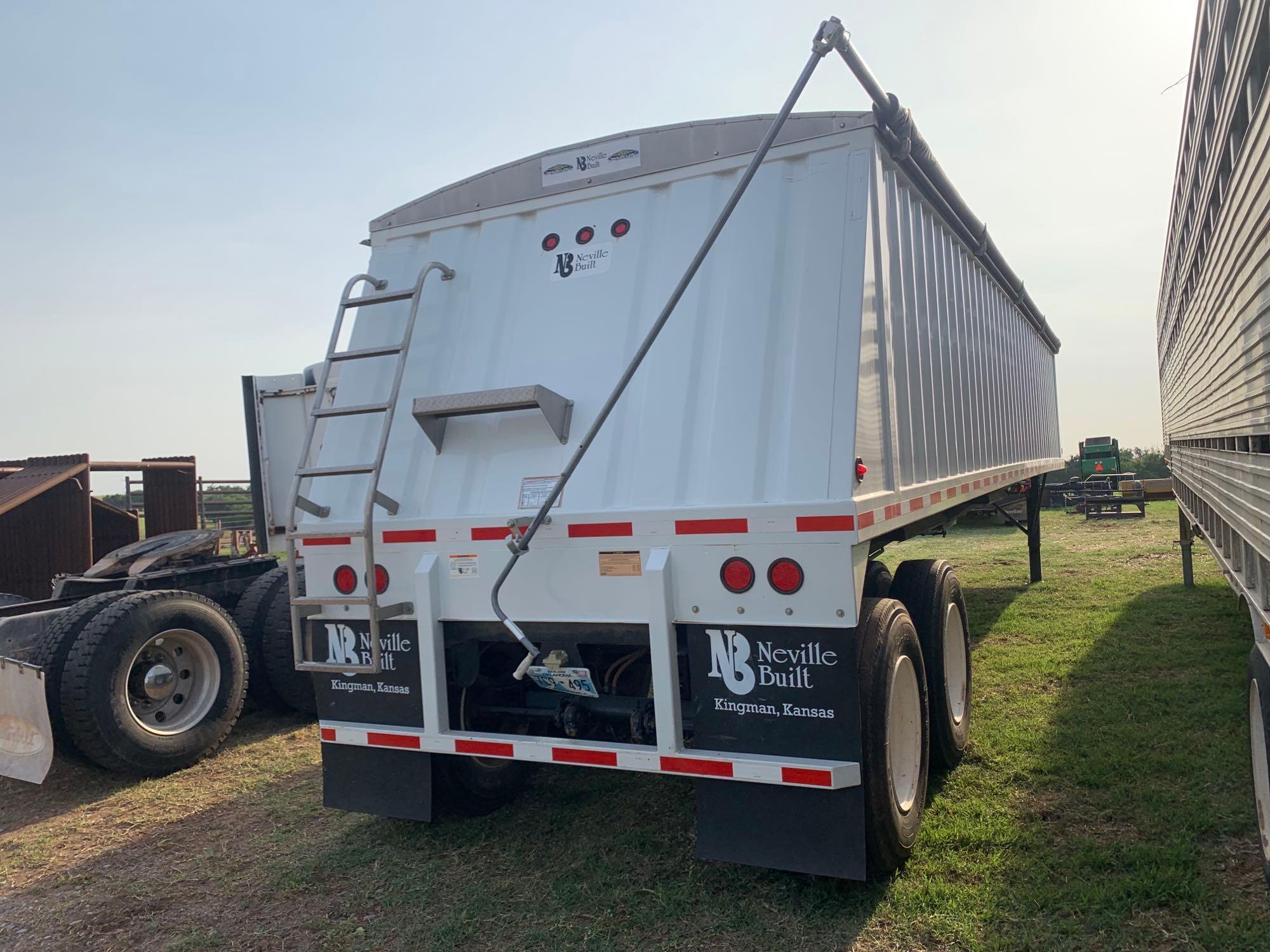 2014 NEVILLE BUILT 40’ X 100" HOPPER TRAILER, AG