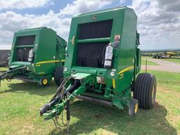 JD 469 ROUND BALER, MEGA WIDE PLUS, NET/TWINE,