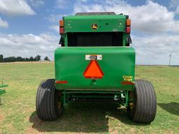 JD 469 ROUND BALER, MEGA WIDE PLUS, NET/TWINE,