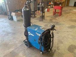 MILLER MATIC 250 WIRE WELDER, W/ MILLER 15A SPOOL,