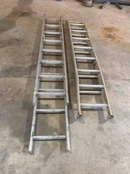 2 ALUM 8’ LADDERS, **SOLD TIMES THE QUANTITY**