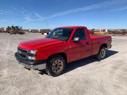 2006 CHEVY 1500 SILVERADO LS PICKUP, SINGLE CAB,