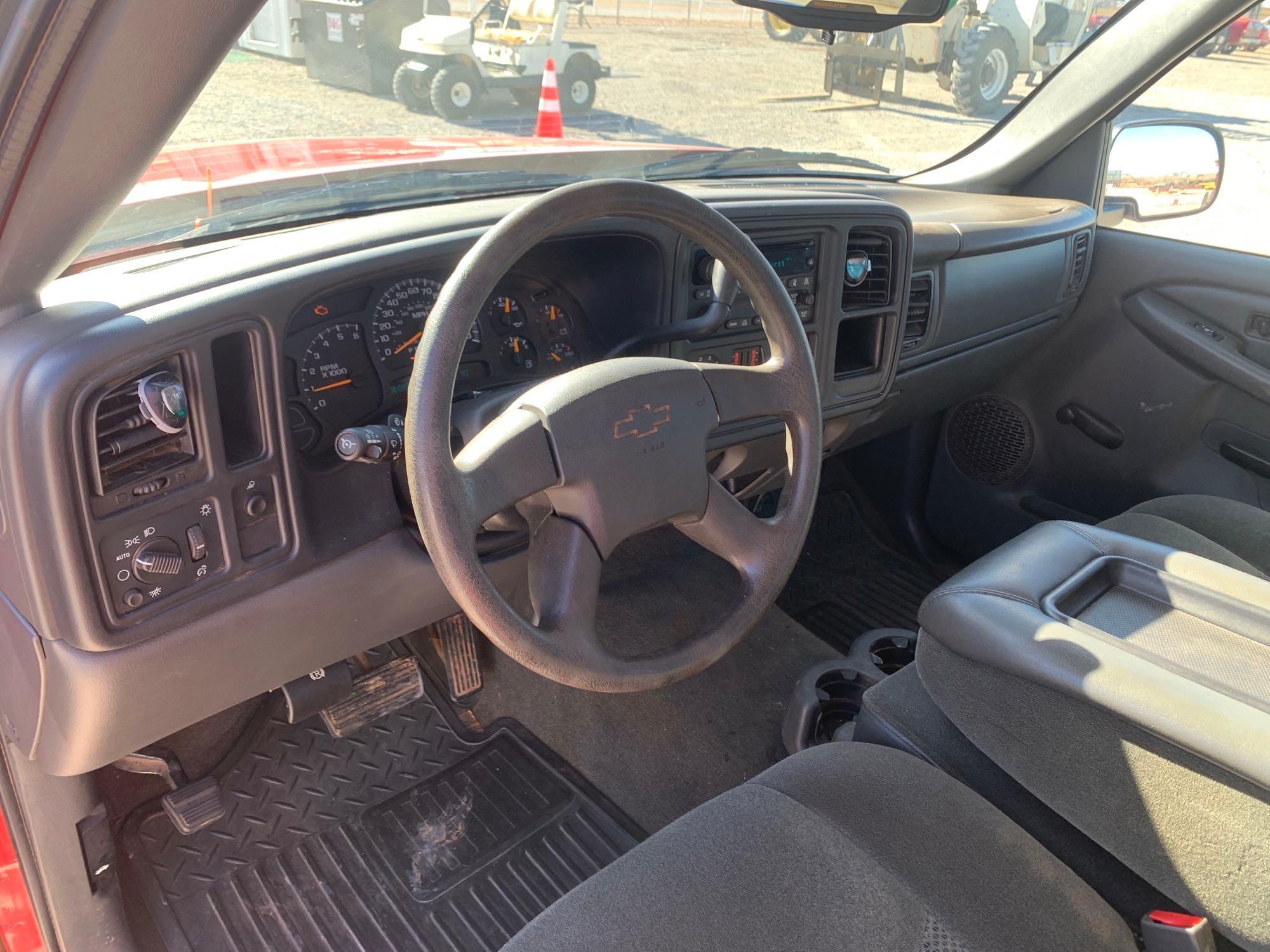 2006 CHEVY 1500 SILVERADO LS PICKUP, SINGLE CAB,