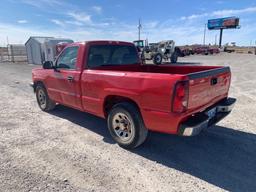 2006 CHEVY 1500 SILVERADO LS PICKUP, SINGLE CAB,