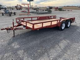 BUCK DANDY TRAILER, 82? X 16', BP, TA, 3500 LB