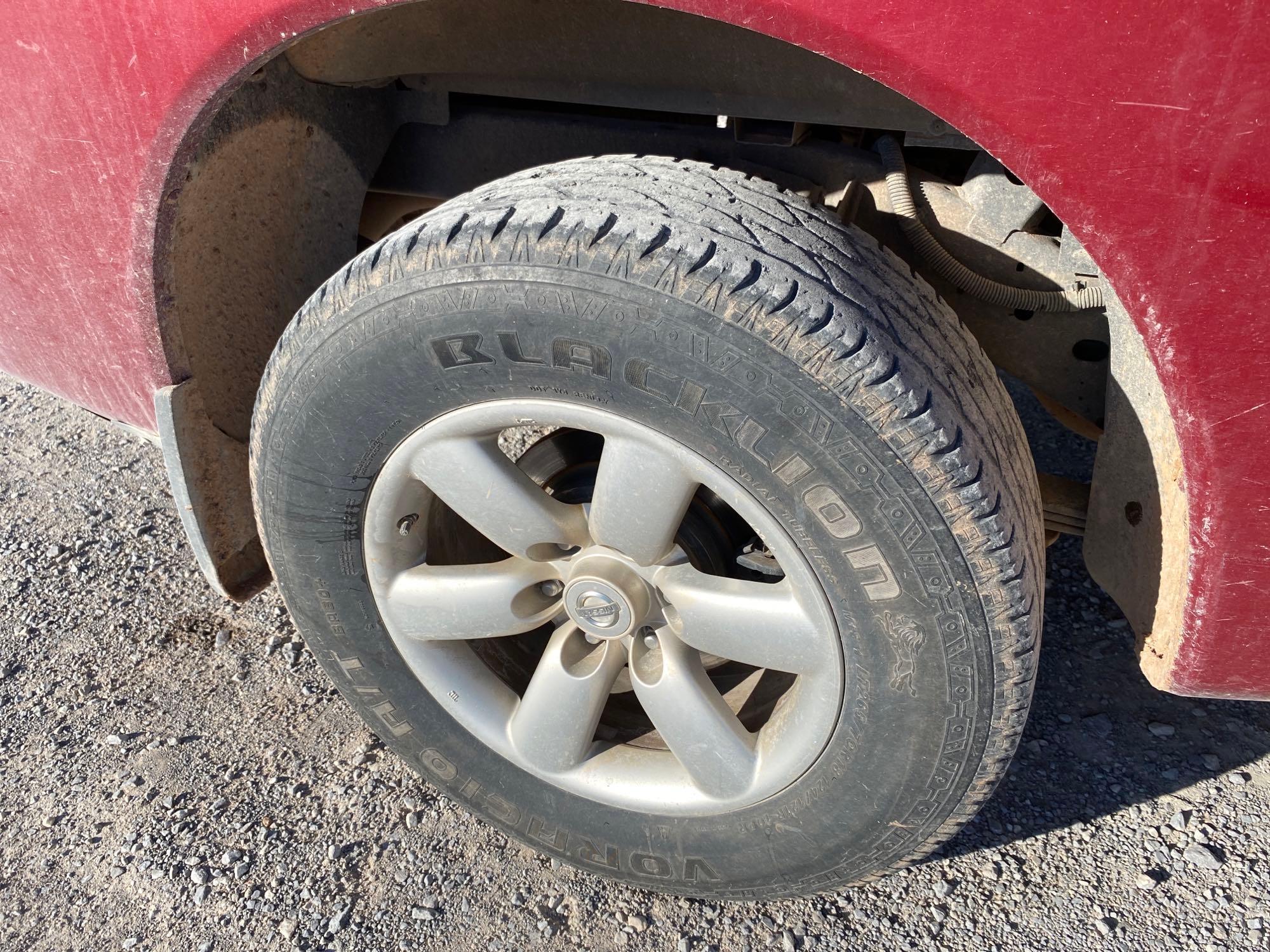 2008 NISSAN TITAN PICKUP, 5.6L V8, 4 DOOR, 2WD,