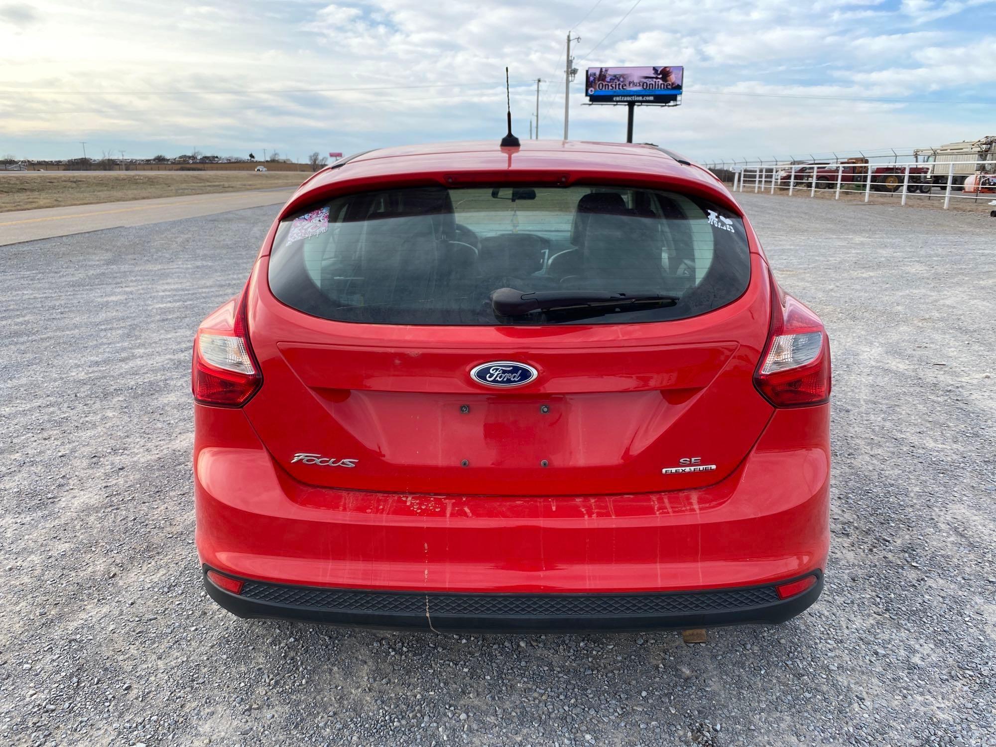 2013 FORD FOCUS, 2.0L GAS, 4 CYLINDER, AUTO,