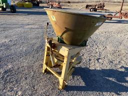 JD EC381 BROADCAST SPREADER, 3PT, 540 PTO