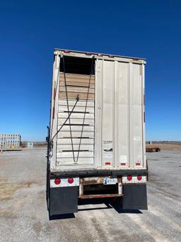 1978 BARRETT CATTLE POT, 45' X 96", CLEATED FLOOR,