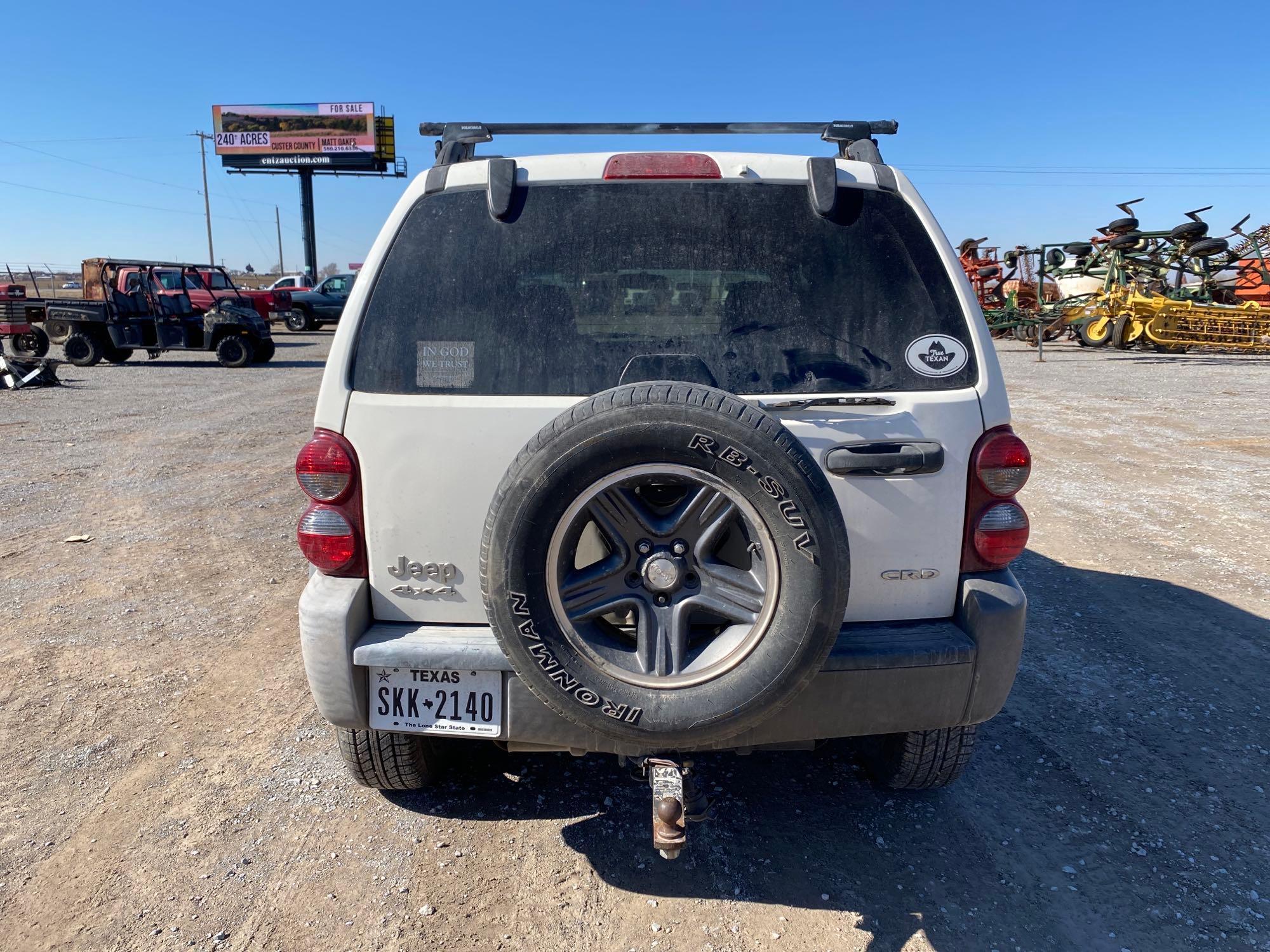 2006 JEEP LIBERTY, 4 DOOR, 4X4, AUTO,