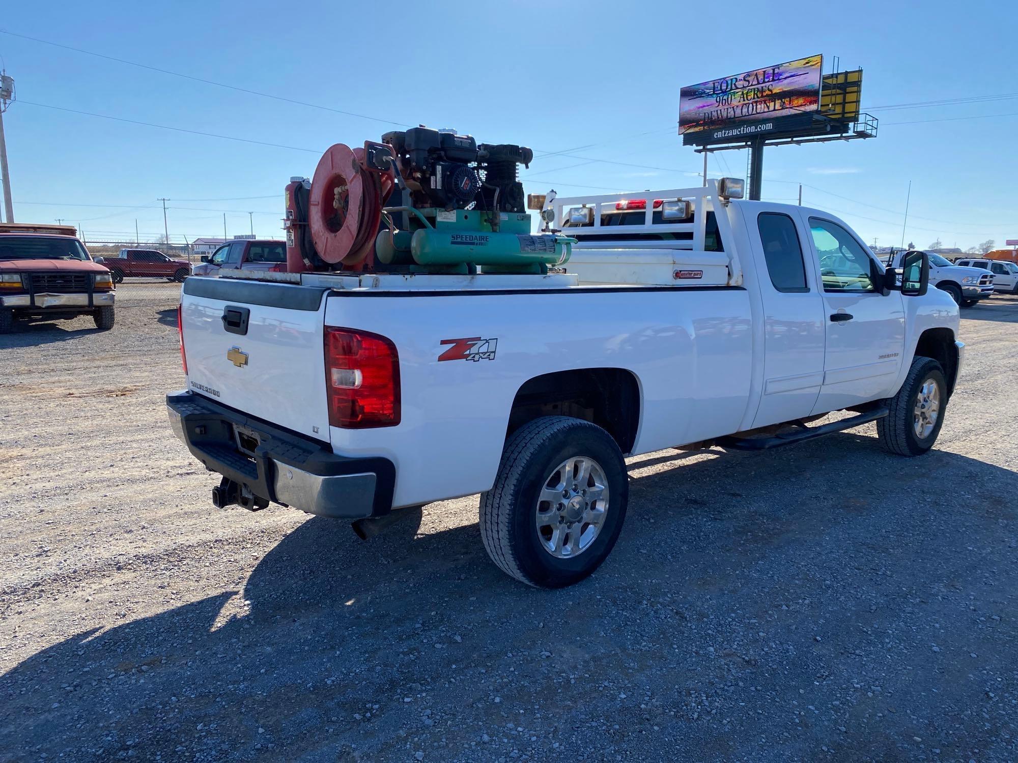 2011 CHEVY 3500 HD Z71 PICKUP, 4X4, EXT. CAB,