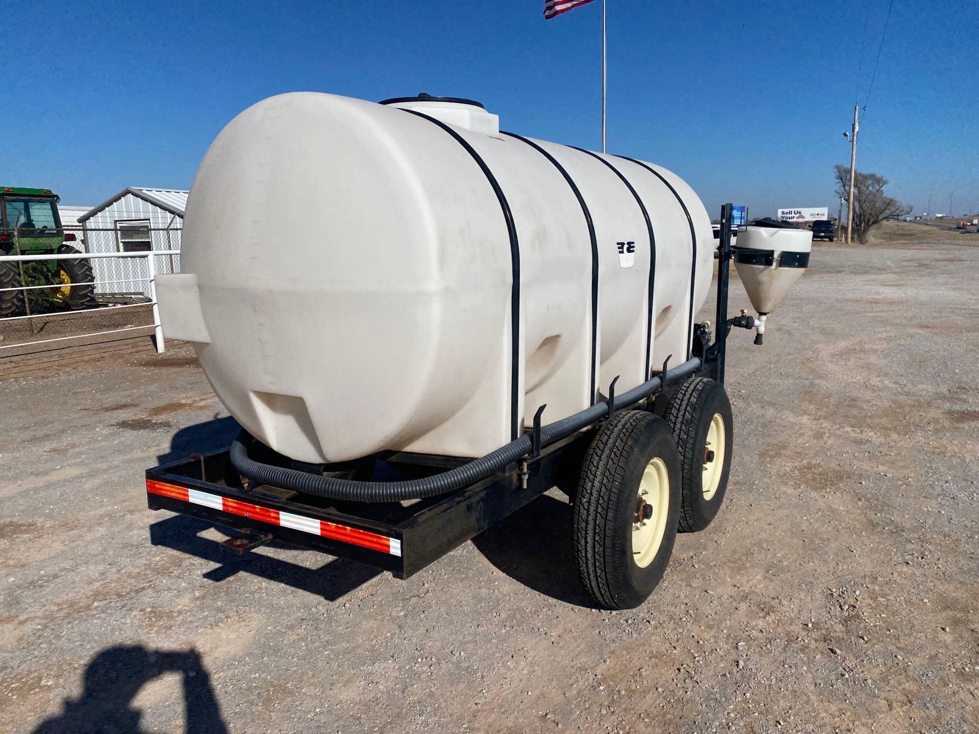 WYLIE 1000 GALLON NURSE TANK, TA, 2" HONDA