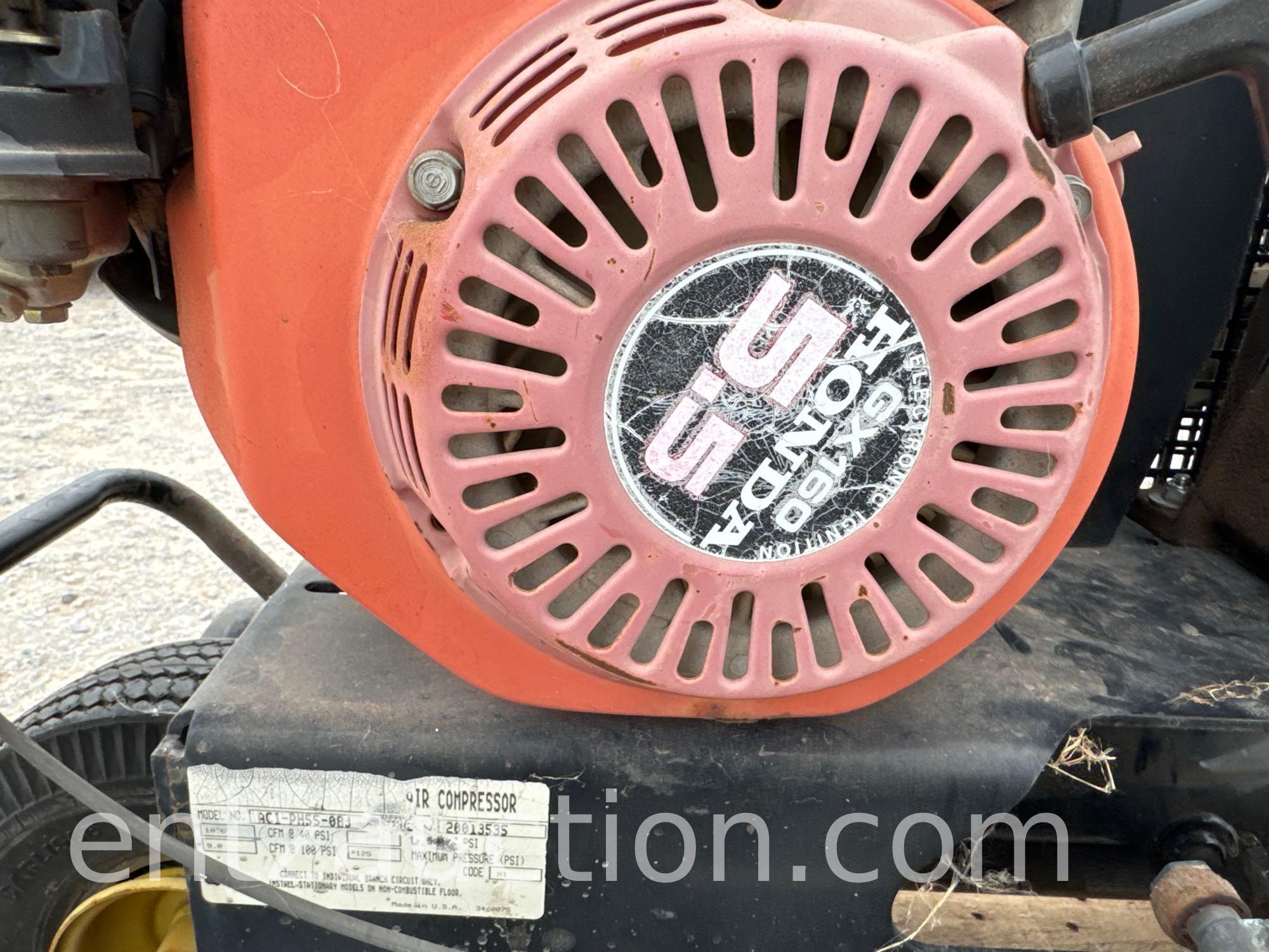 JD AIR COMPRESSOR W/ GX160 HONDA 5.5HP,