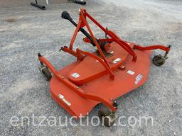 KIOTI FINISH MOWER, 84", 3 PT, SN: 140708046